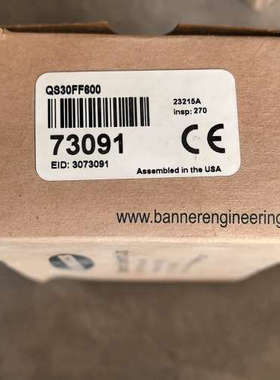 Banner 邦纳 73091 QS30FF600 漫反射式