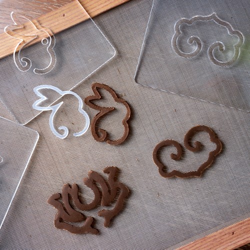 清慈手工制作盘香模具送底板刮板