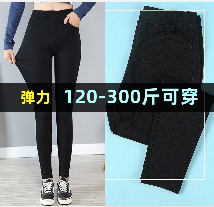 铅笔裤大码打底裤女弹力外穿