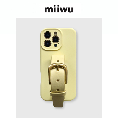 海盐芝士宽扣腕带手机壳iphone16