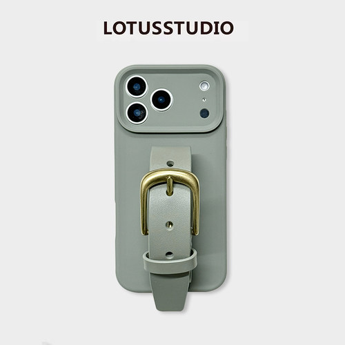 iphone15绿色液态精孔硅胶手机壳