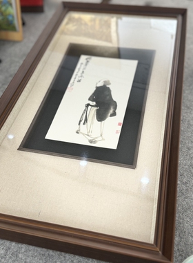 相框框中框实木个性高档画框定制