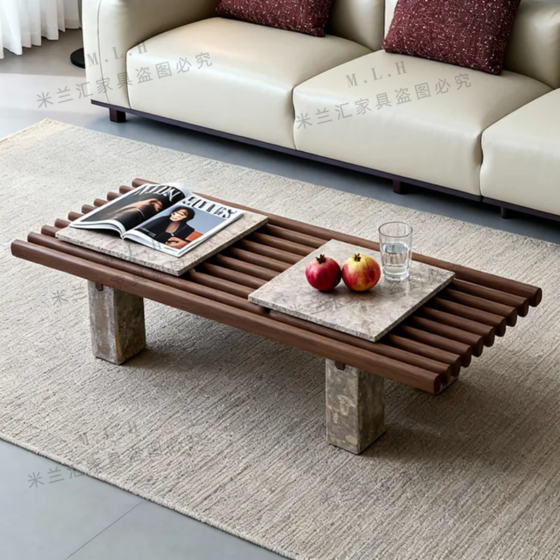 北欧实木白蜡木茶几洞石设计师创意中古咖啡桌酒店民宿会所长凳,住宅家具,茶几,淘宝优惠券,粉丝福利购,淘宝优惠卷