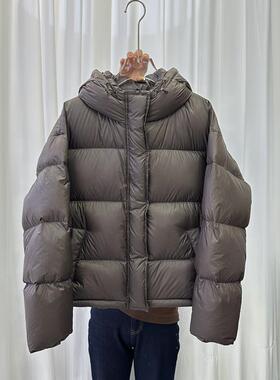 小个子加厚短款棉服女2026冬季潮流时尚新款连帽保暖面包服外套潮