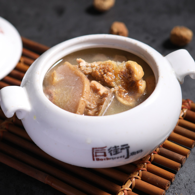 雪梨无花果汤酒店汤月子汤速食汤广府靓汤清热解毒预制炖汤商用