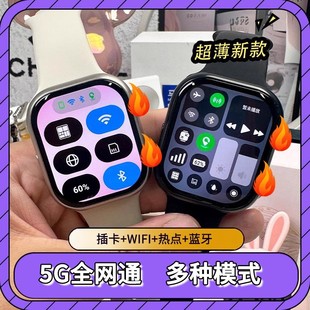 乔雷斯顶配版 Max超薄款 可插卡双按键旋转摄像头智能手表 S10