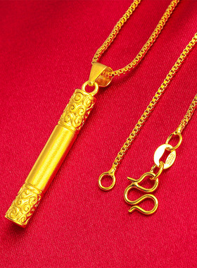 气质项链电镀越南沙金情侣