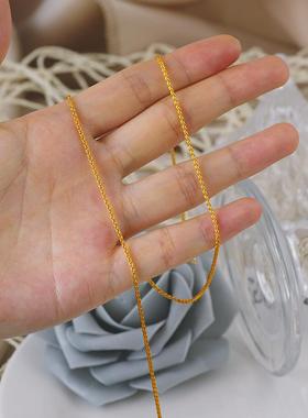 铜合金女款项链素款肖邦链新品项链清新素链经典饰品配饰素雅颈链