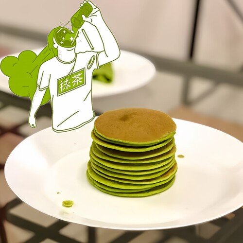森觅食堂无添加抹茶全麦松饼粉