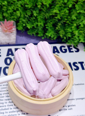 蛋白蓝莓手指溶豆溶溶豆入口即