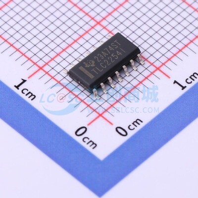 运算放大器 TLC2254IDR SOIC-14 TI/德州 电子元器件配单原装正品