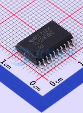 模数转换芯片ADC TLC0838CDWR SOIC-20 TI/德州 电子元件原装正品