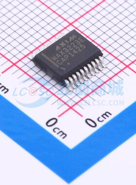 RS232芯片 MAX3223ECAP+ SSOP-20 MAXIM(美信) 电子元件原装正品