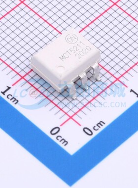 晶体管输出光耦 MCT5211SR2M SMD-6P onsemi(安森美) 电子元器件