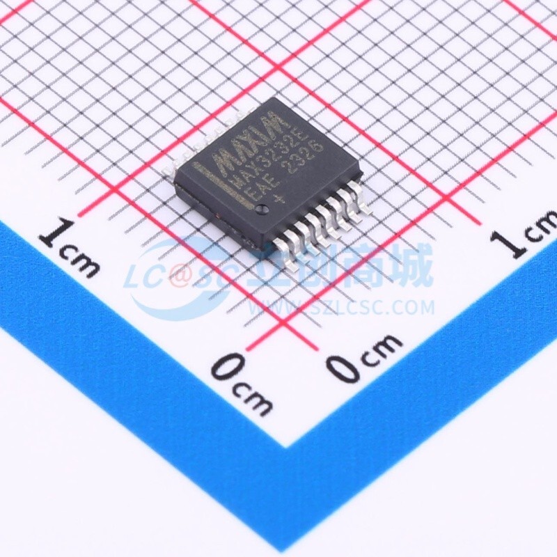 RS232芯片 MAX3232EEAE+T SSOP-16 MAXIM(美信) 电子元件原装正品