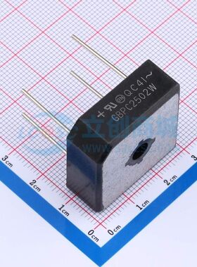 整流桥 GBPC2502W GBPC-W onsemi(安森美) 电子元件配单原装正品