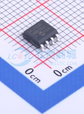 EEPROM 24LC02B-I/SN SOIC-8 MICROCHIP(美国微芯) 电子元件配单