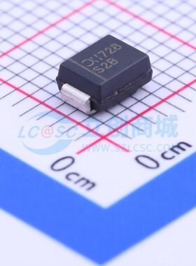 通用二极管 S2B-13-F SMB(DO-214AA) DIODES(美台) 电子元件配单