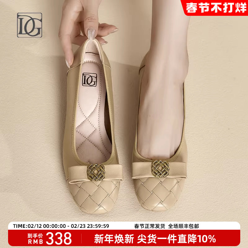 【头层牛皮】低跟单鞋女软皮一脚蹬妈妈鞋舒适真皮软底粗跟皮鞋