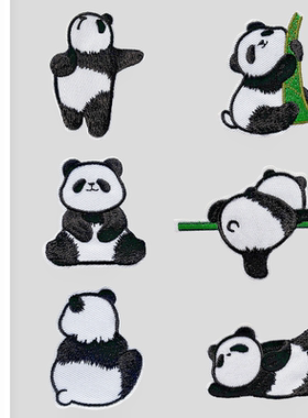 卡通男女头像萌娃娃头像徽章标服装辅料手账diy刺绣布贴3M自粘贴