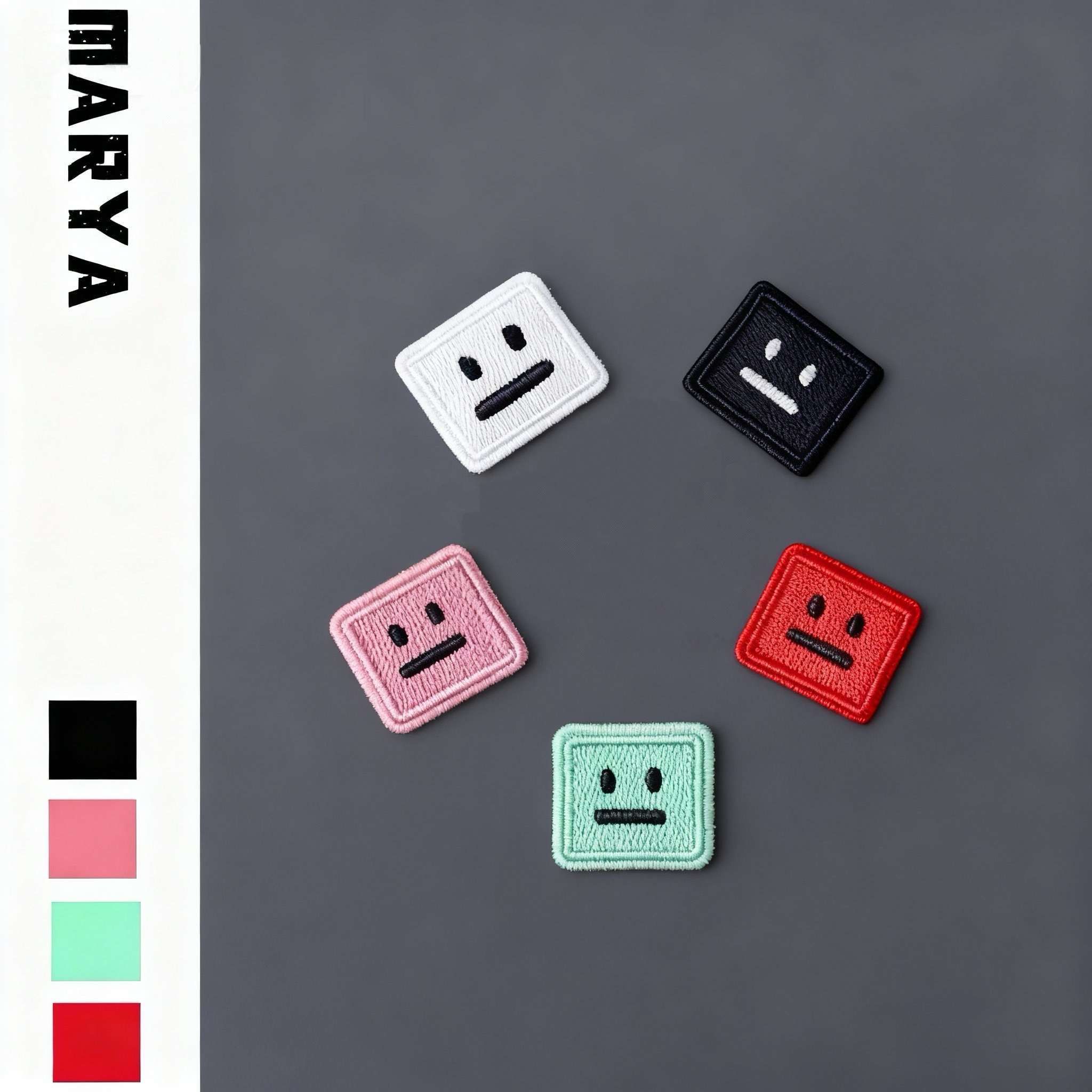 布贴 补丁贴布 衣服裤子羽绒装饰修补小洞贴花 多色小方块可熨烫