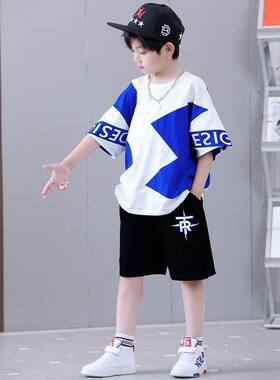 大童男装夏季休闲T恤8岁短