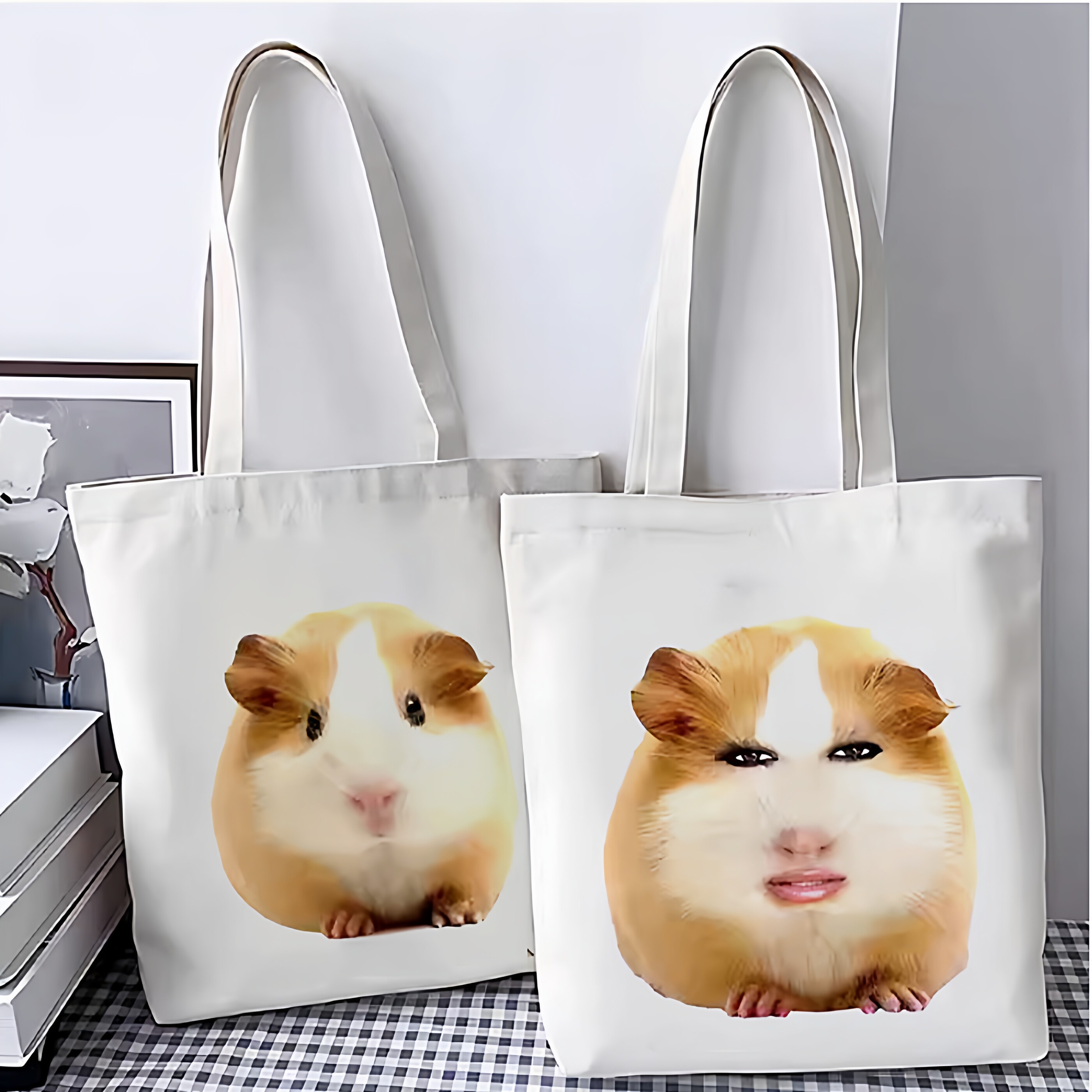 荷兰猪的小曲帆布袋表情