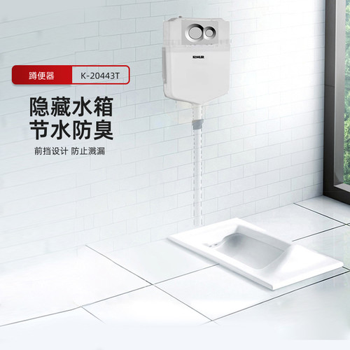 蹲厕KOHLER/科勒陶瓷蹲便器
