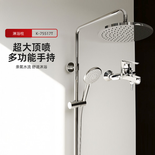 科勒淋浴花洒套装家用挂墙式