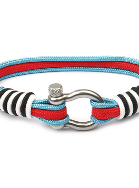 厂家直销 新款 不锈钢扣550伞绳饰品 欧美 爆款手链  手环