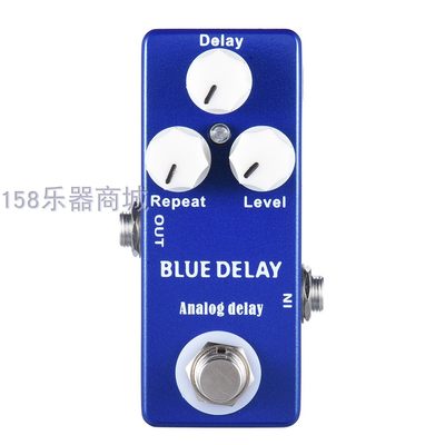 MOSKY 迷你单块效果器BLUE DELAY模拟延时 电吉他效果器