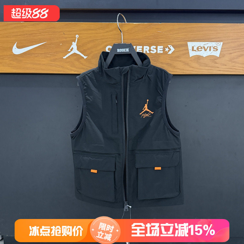 JORDAN儿童工装马甲秋款