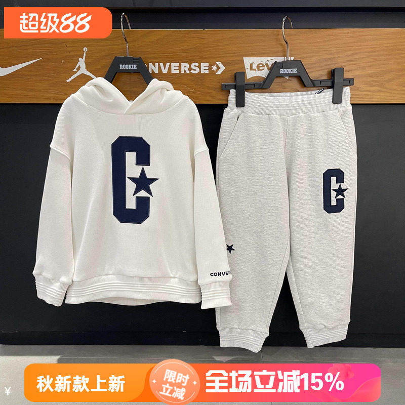 Converse/匡威童装运动套头连帽