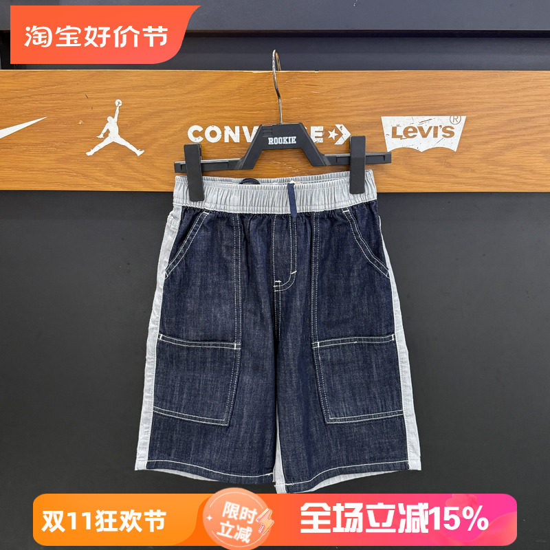 Levi’s李维斯26夏款松紧腰薄款软牛仔五分短裤休闲时尚LV2622048