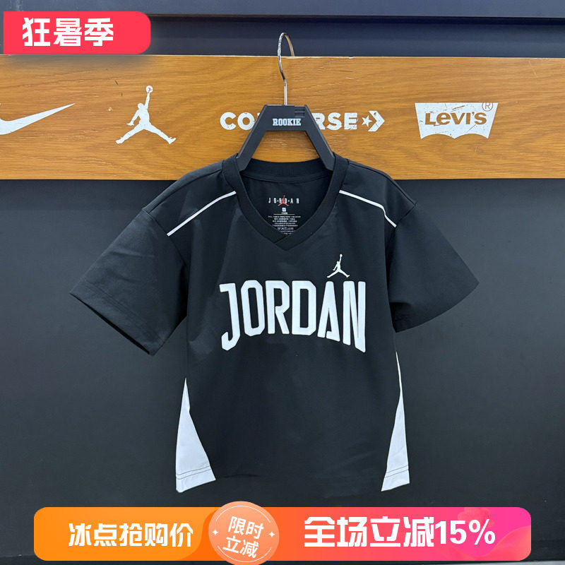 JORDAN童装夏款男童速干短袖T恤