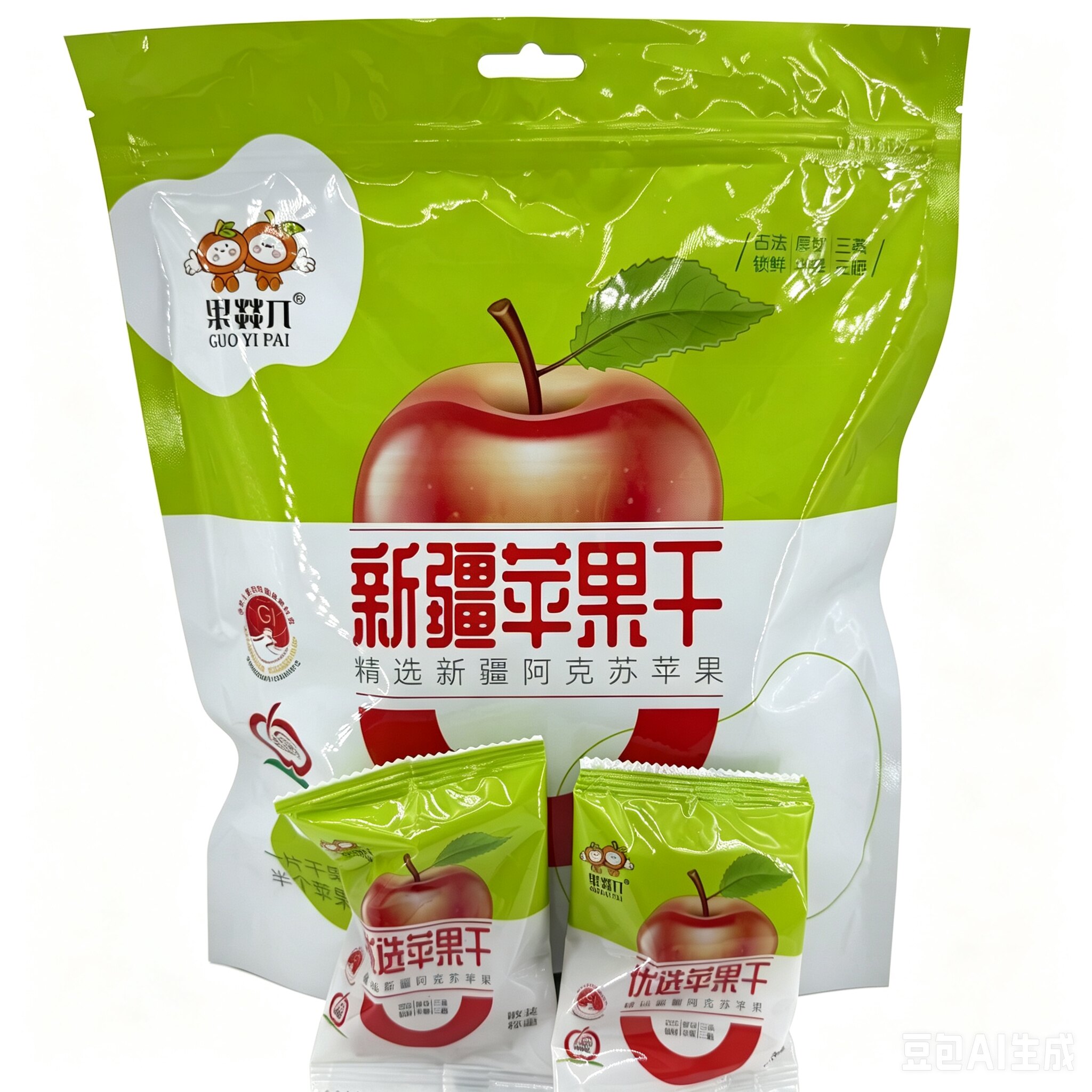 新疆阿克苏苹果干500g纯苹果干