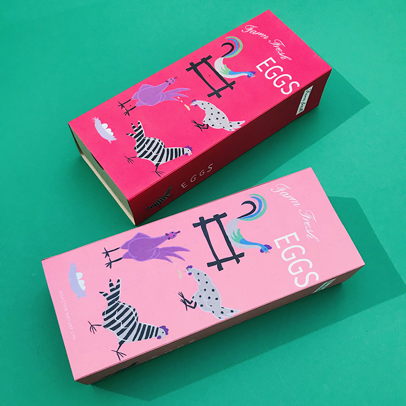 高档鸡蛋包装盒礼盒手提盒包装盒免邮宝宝满月喜蛋盒可爱卡通