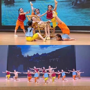 摇啊摇到外婆桥演出服蒲扇摇过的夏天留守儿童弄堂的记忆舞蹈服装