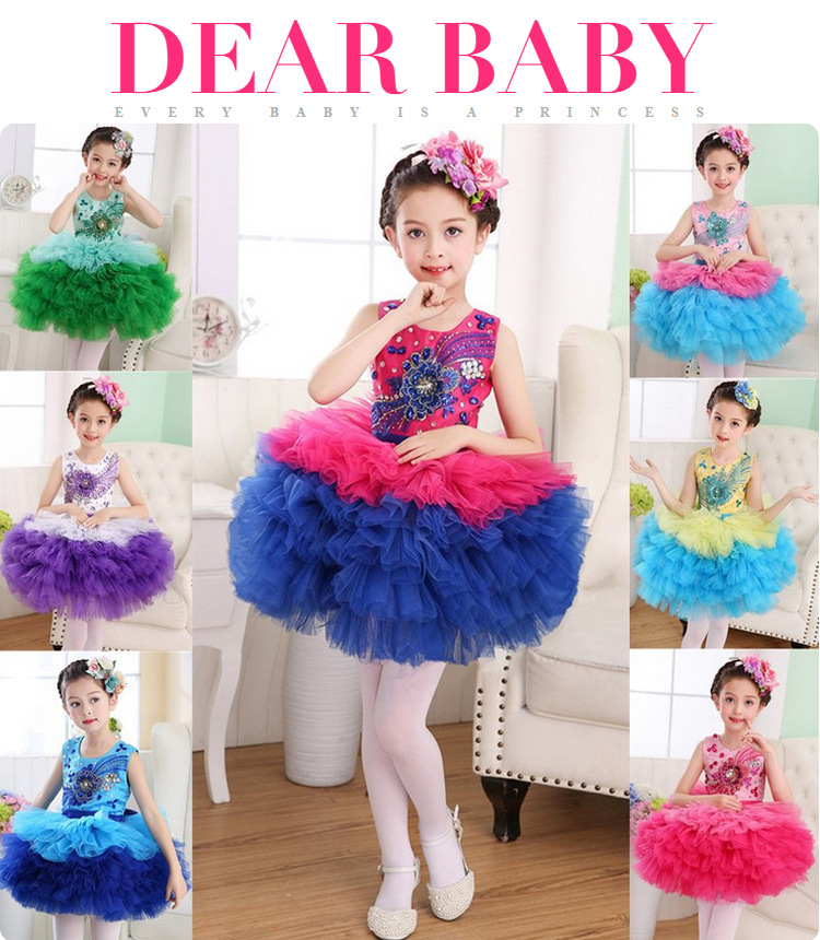 华尔兹六一毕业班蓬蓬裙合唱服