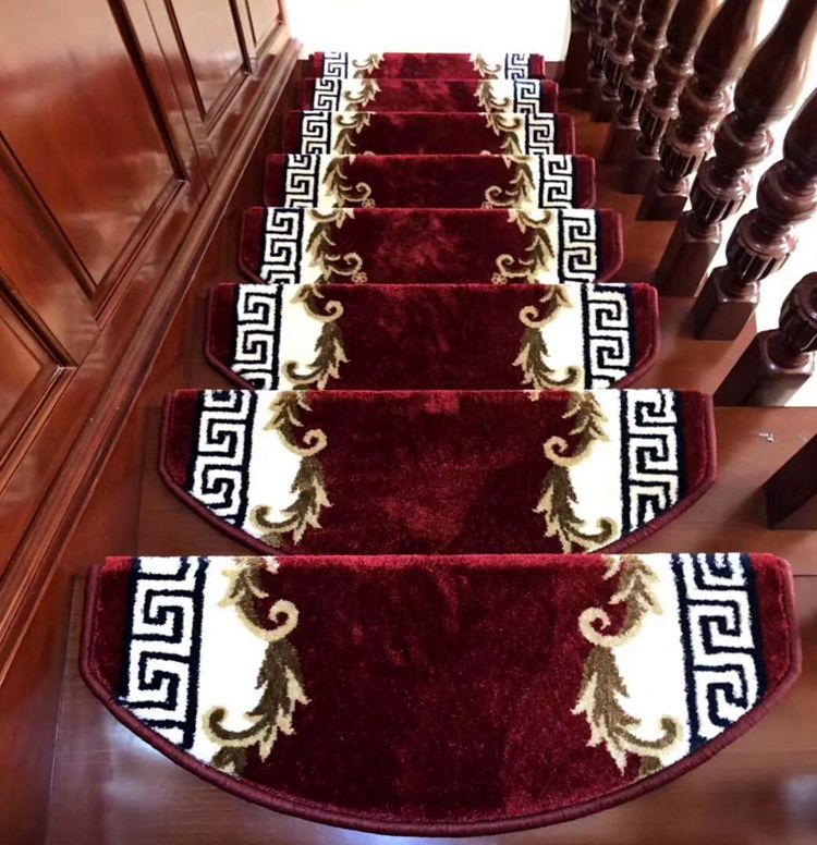 家用楼梯地毯实木防滑毯中国风