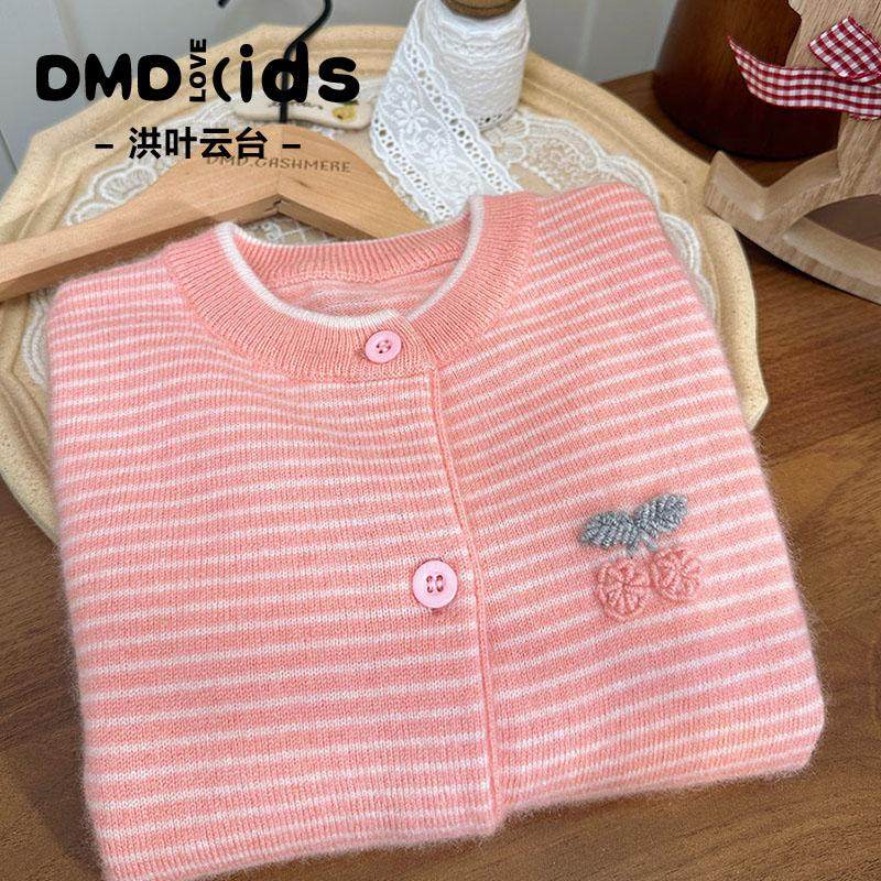 100%山羊绒女童宝宝毛衣单股