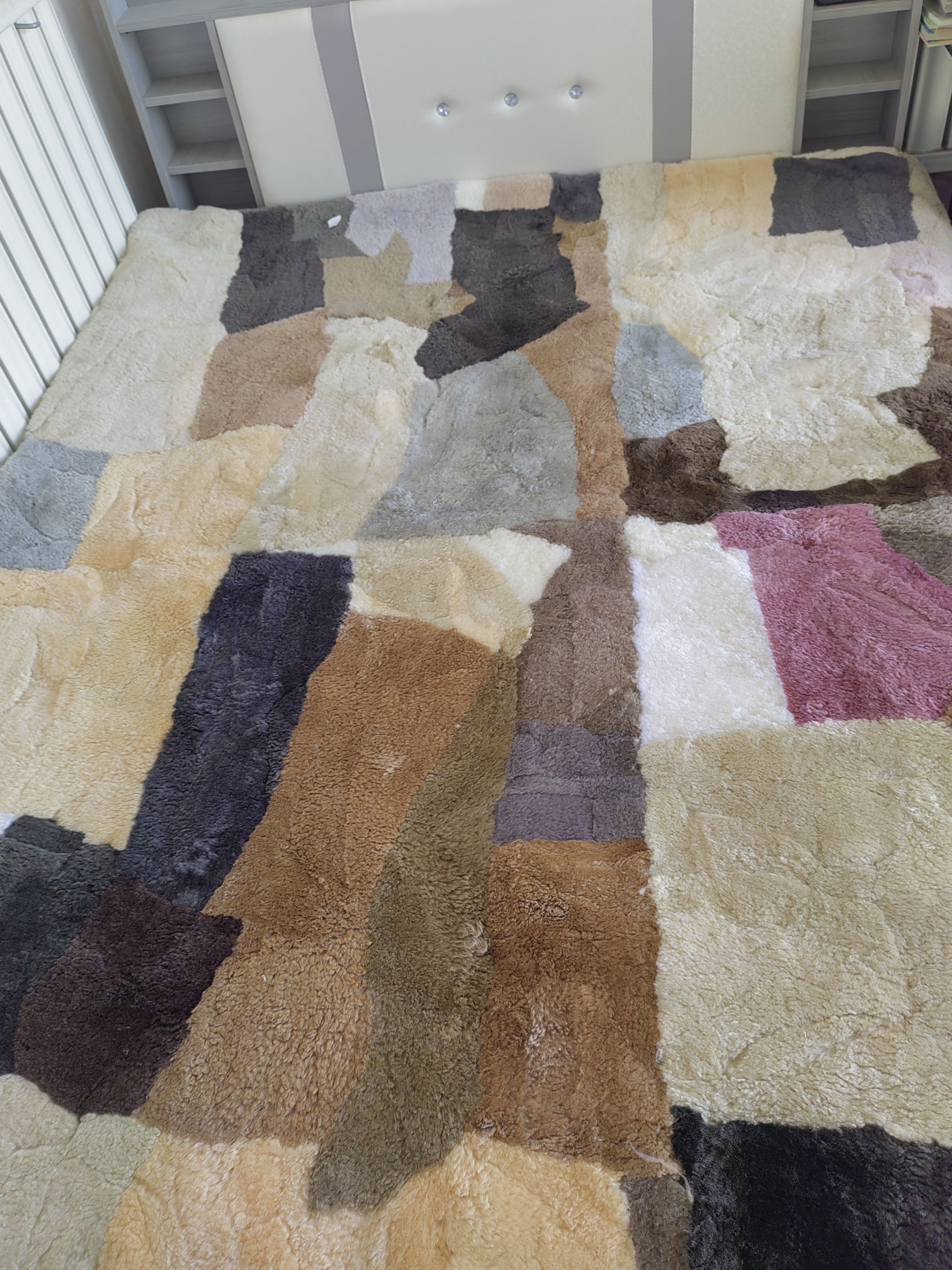 定做加厚大尺寸纯羊毛床毯褥子羊剪绒加厚羊皮皮毛一体羊毛床毯子