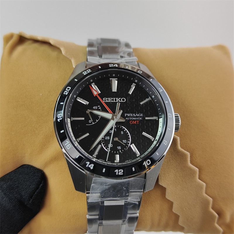 seiko精工  presage系列 6r64机芯自动机械男表sarf005/spb221j1