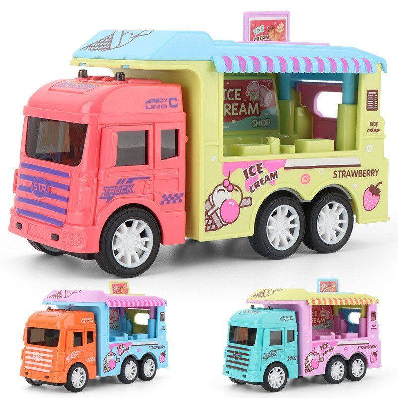 儿童玩具男孩卡通惯性玩具车冰淇淋车蛋糕玩具车模型超市玩具礼品,玩具/童车/益智/积木/模型,惯性/回力/滑行玩具,淘宝优惠券,粉丝福利购,淘宝优惠卷