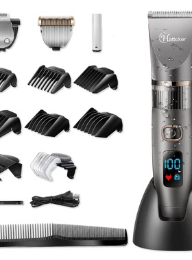 hatteker平头电推剪发廊专业电推剪电动充电式理发器家用剪发神器