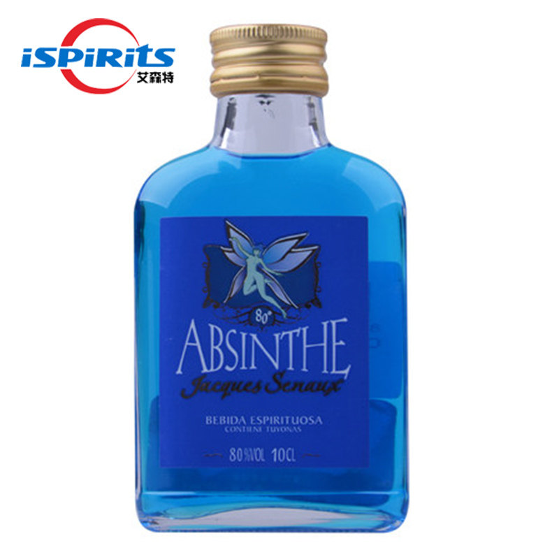 西班牙原瓶进口悬乳80度100ml蓝色妖姬苦艾酒 absinthe 洋酒烈酒
