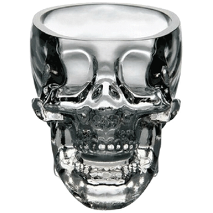 骷髅头造型杯 烈酒杯 absinthe苦艾酒杯 头骨杯 拍前请注意大小