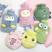 热水袋可爱女生注水大小号女敷暖肚子暖宫儿童毛绒迷你巴掌暖水袋