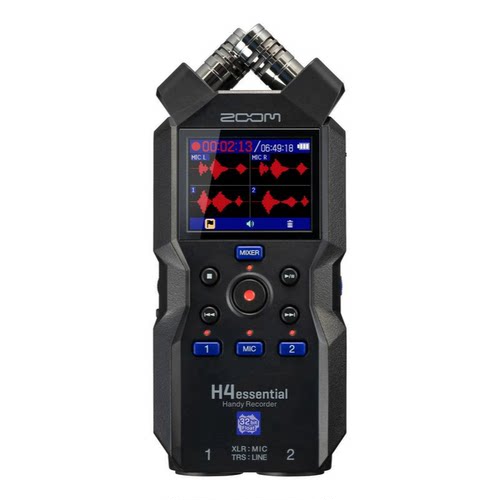 ZOOM H4essential H4e 4通道 手持录音机 录音笔 32bit