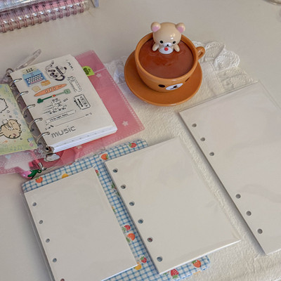 现货 栗栗斯 M5A7A6活页离型纸散纸 活页本配件已打孔